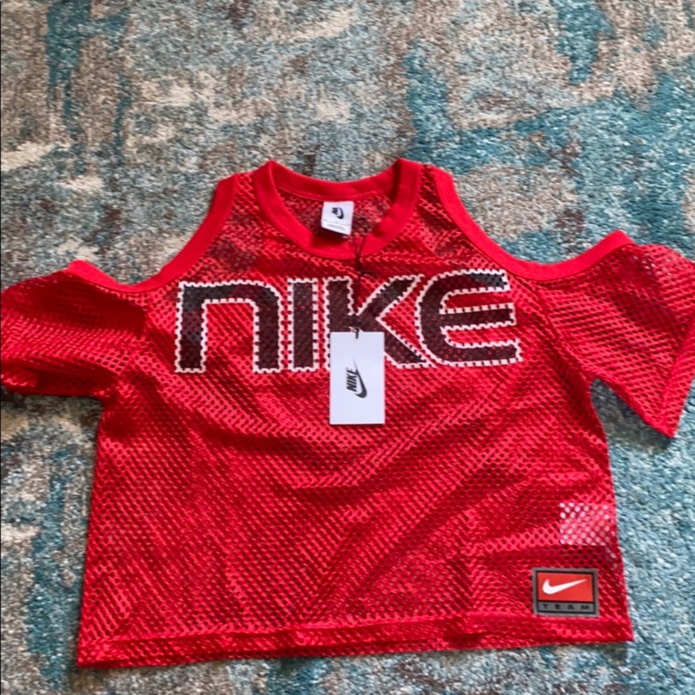 Nike Street Jersey Mesh Top NWT